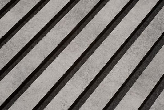 Floer Akupanel Wandpanelen -- Beton Grijs 240cm