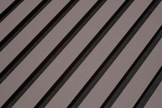 Floer Akupanel Wandpanelen -- Lino Grijsbruin 240cm