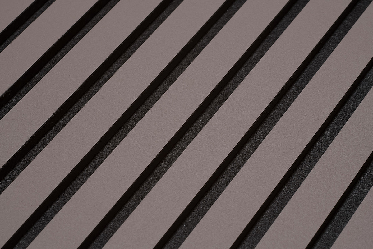 Floer Akupanel Wandpanelen -- Lino Grijsbruin 240cm