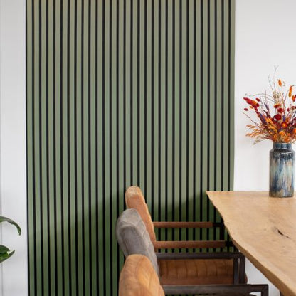 Floer Akupanel XL wandpanelen -- Lino Olijfgroen