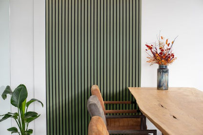 Floer Akupanel XL wandpanelen -- Lino Olijfgroen