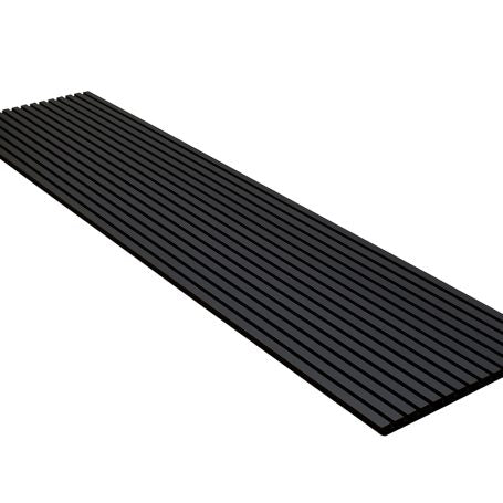 Floer Akupanel Wandpanelen -- Lino Zwart 240cm