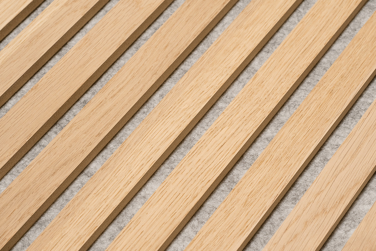 Floer Akupanel XL wandpanelen -- Onbehandeld Eiken Grijs