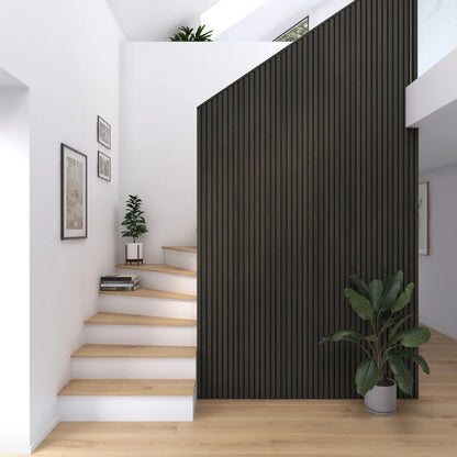Floer Akupanel wandpanelen -- Zwart Eiken 240cm (Uitlopend)
