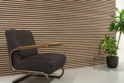 Floer Akupanel Wandpanelen -- Lichtbruin Noten 240cm