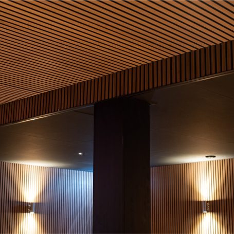 Floer Akupanel Wandpanelen -- Mahonie Naturel 240cm