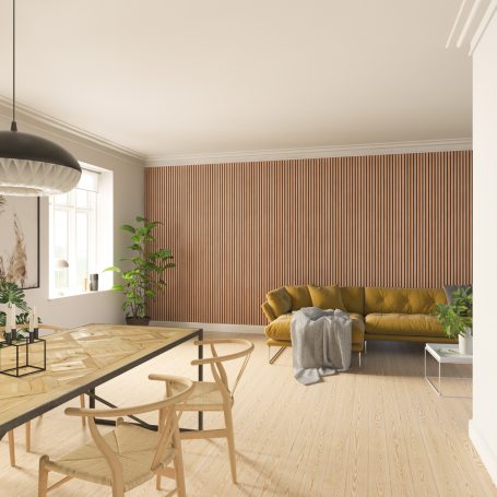 Floer Akupanel Wandpanelen -- Mahonie Naturel 240cm