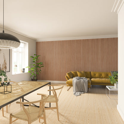 Floer Akupanel Wandpanelen -- Mahonie Naturel 240cm