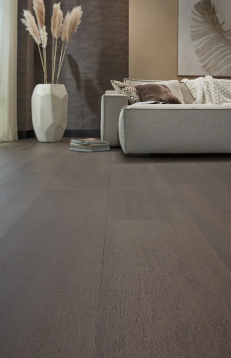 Floer Landhuis Click PVC - Donkere Eik