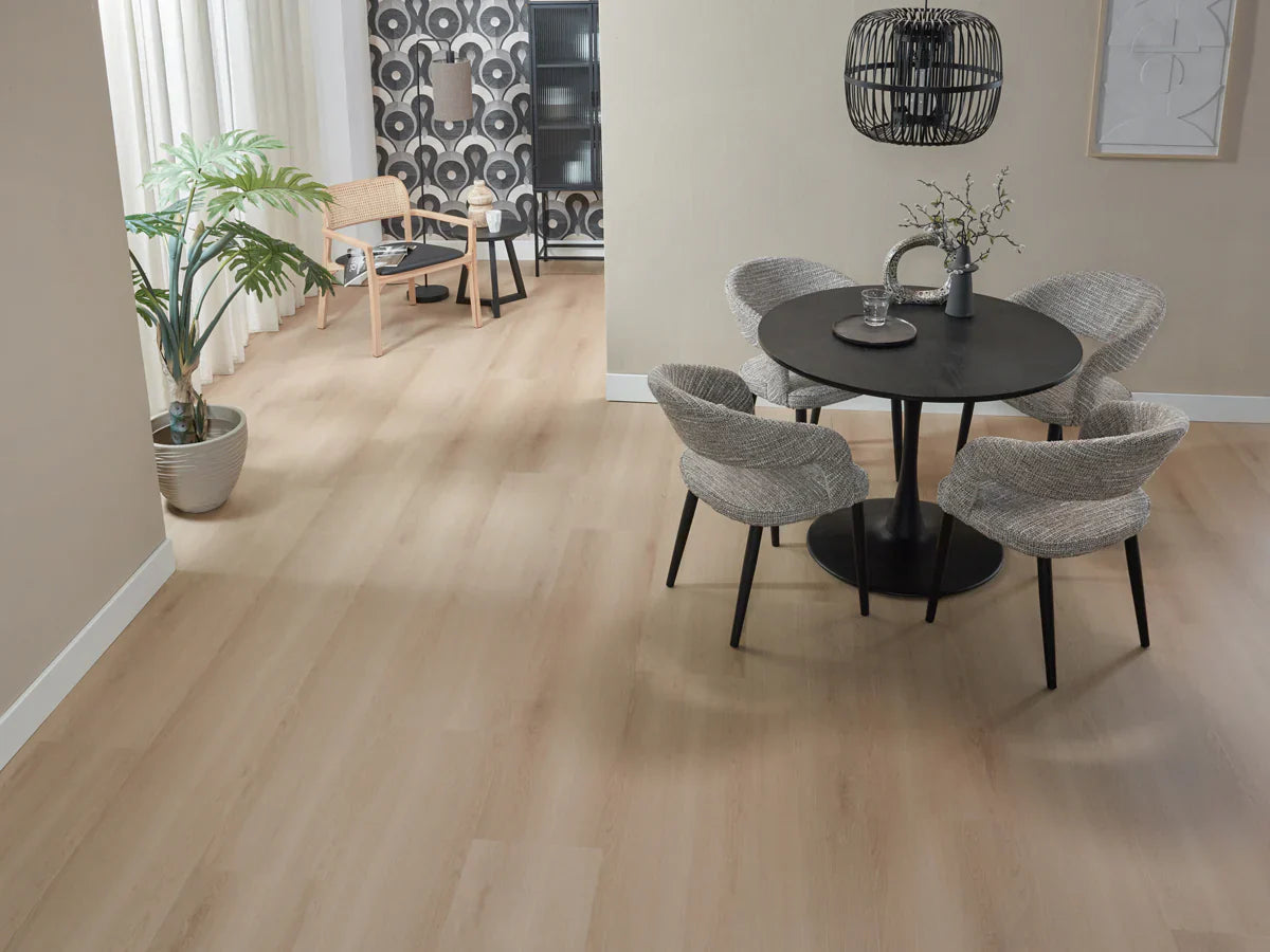 Floer Landhuis Click PVC - Lichtbruine Eik