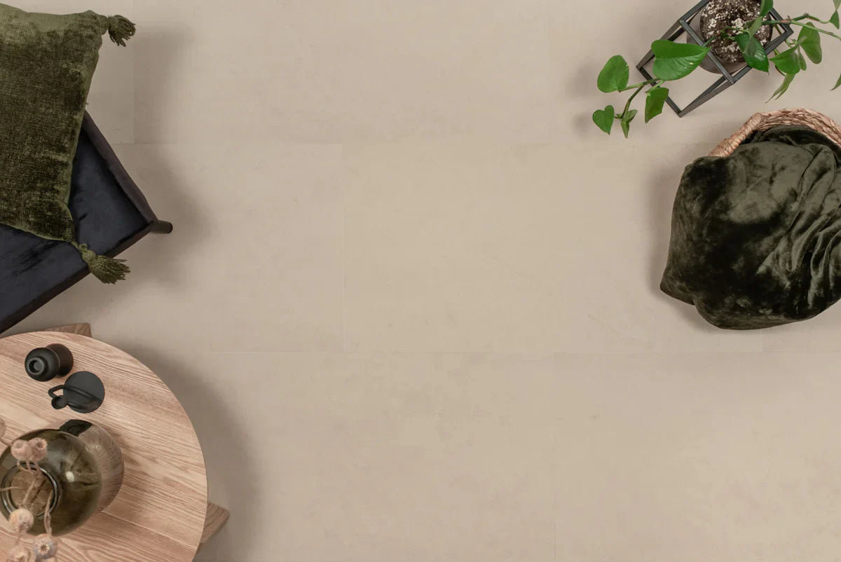 Floer Tegel Click PVC - Betonlook Beige