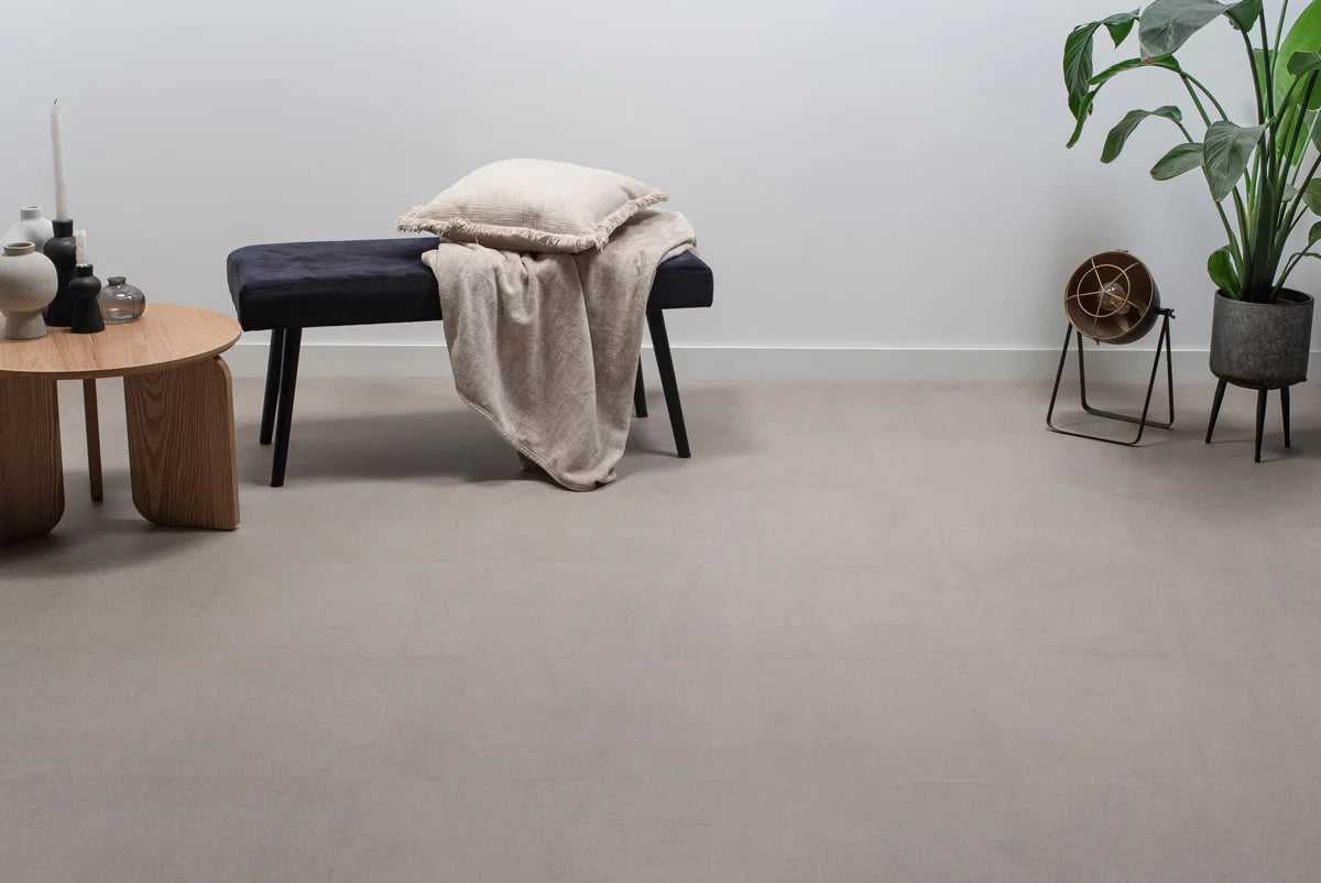 Floer Tegel Click PVC - Betonlook Greige