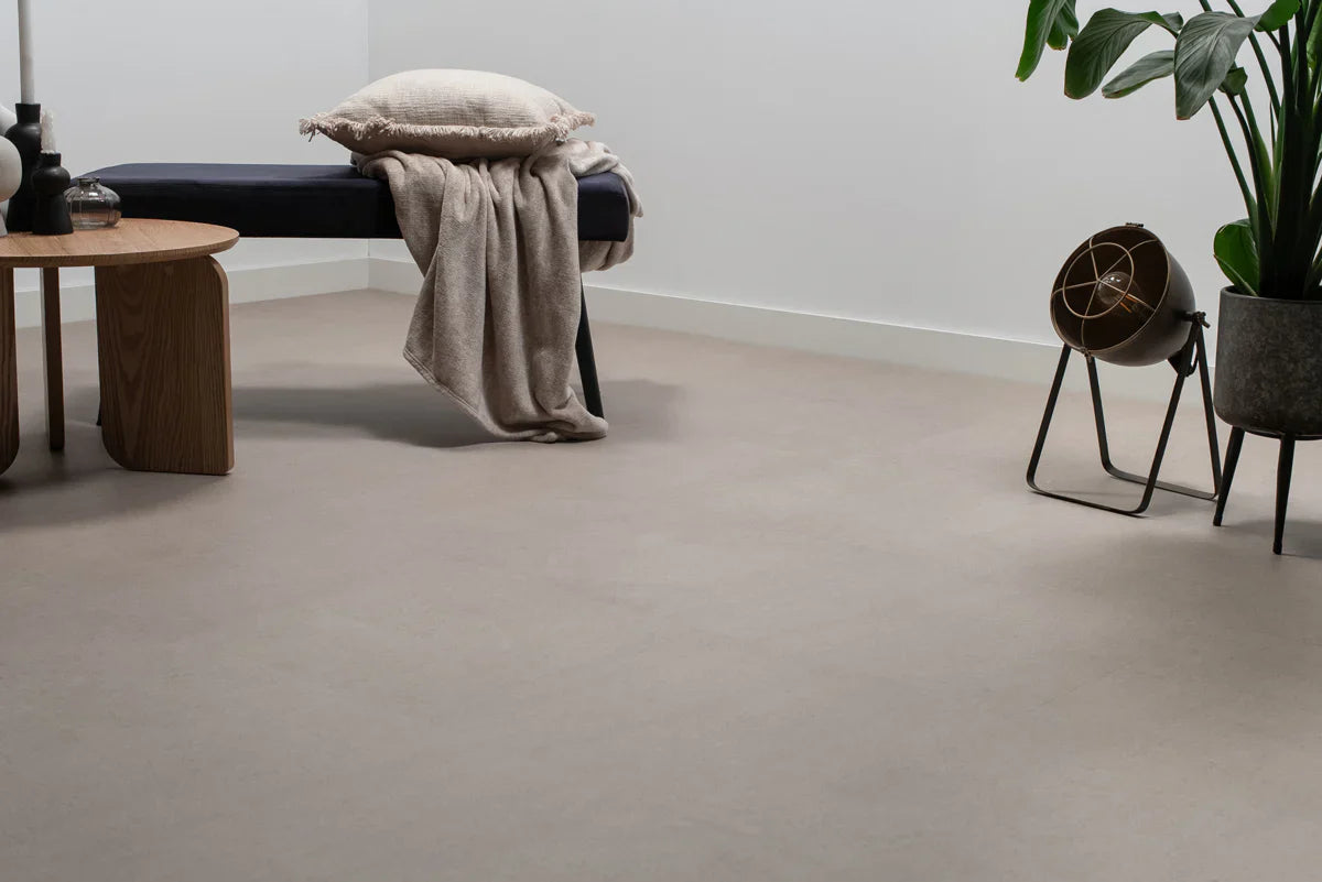 Floer Tegel Click PVC - Betonlook Greige