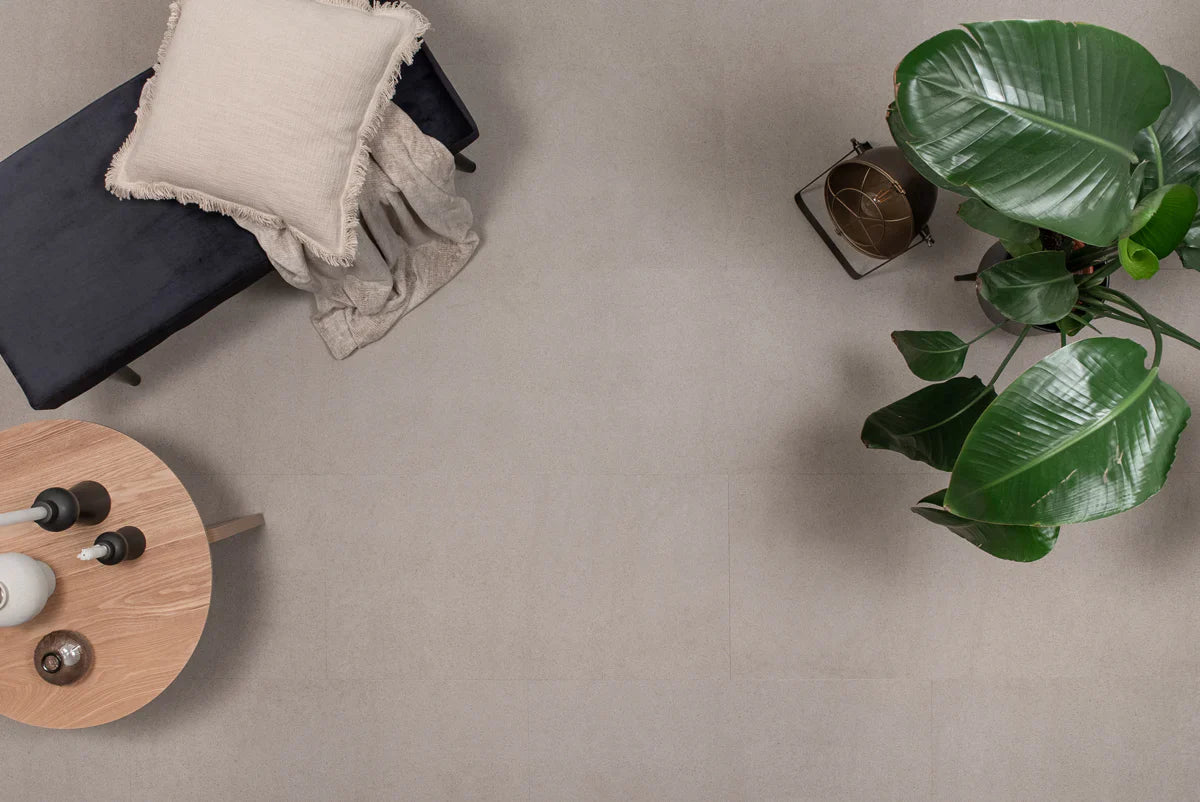 Floer Tegel Click PVC - Betonlook Greige