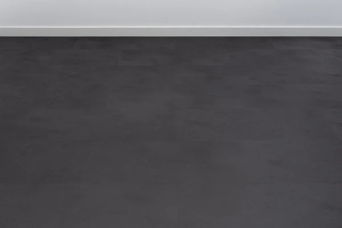 Floer Tegel Click PVC - Betonlook Zwart