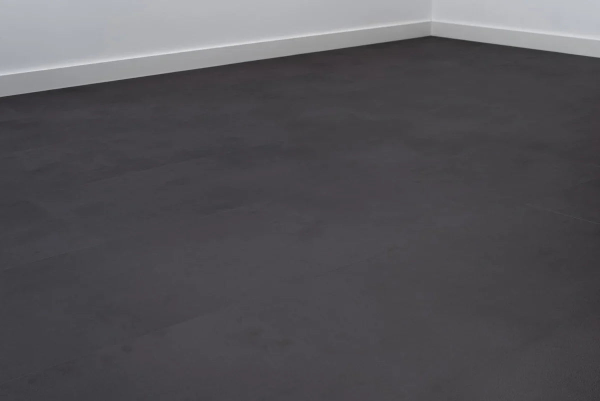Floer Tegel PVC - Betonlook Zwart
