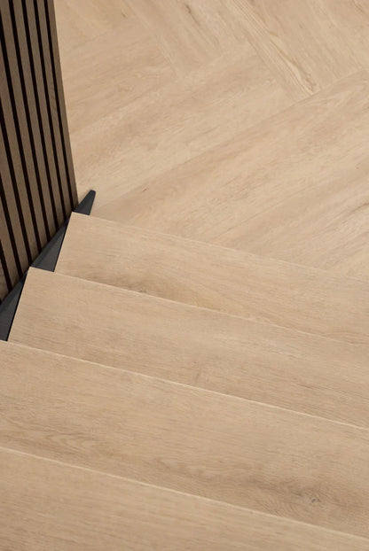 Floer Walvisgraat PVC - Gaia Grijsbeige