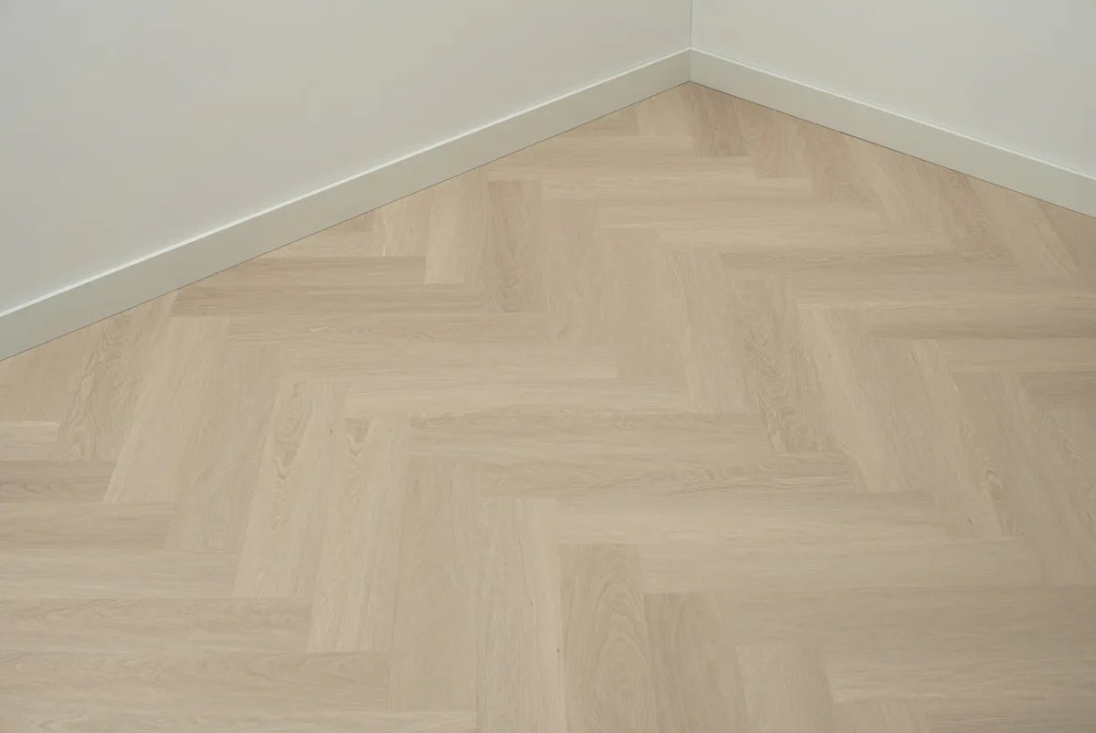Floer Visgraat PVC - Beige Eiken