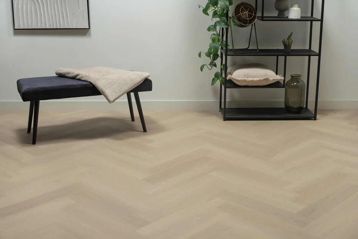 Floer Visgraat PVC - Beige Eiken
