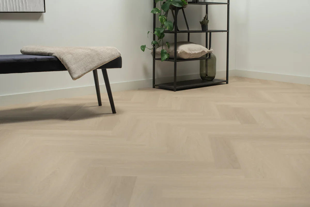 Floer Visgraat PVC - Beige Eiken