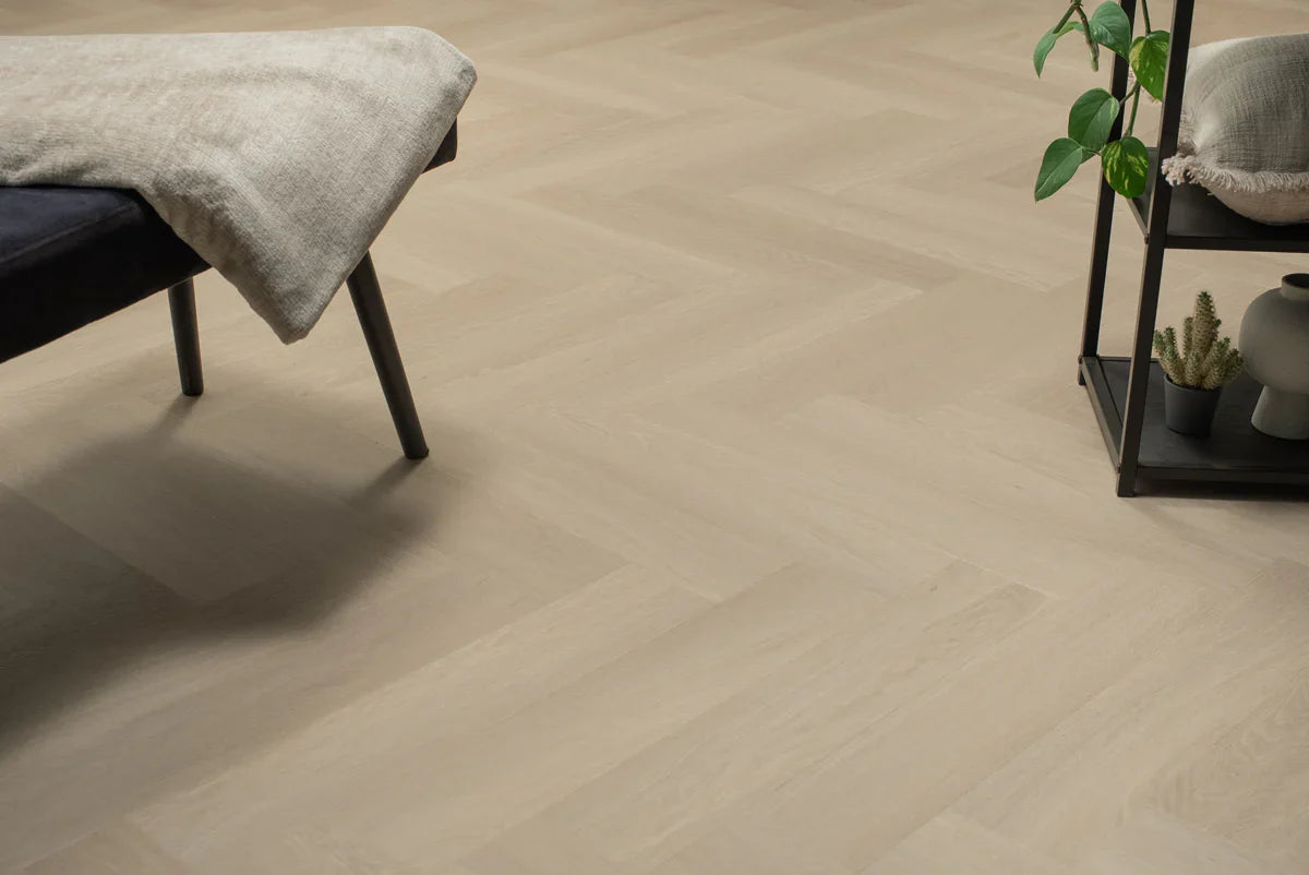 Floer Visgraat PVC - Beige Eiken