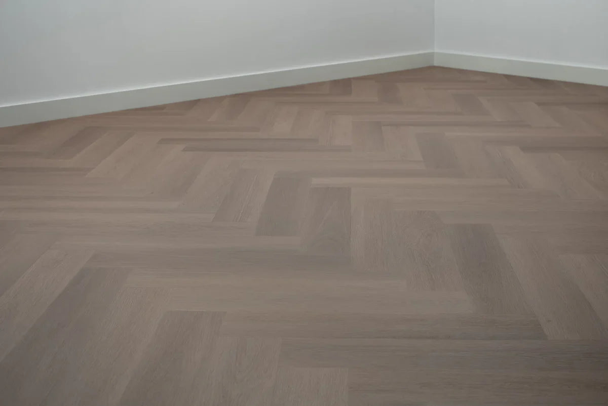 Floer Visgraat PVC - Greige Eiken