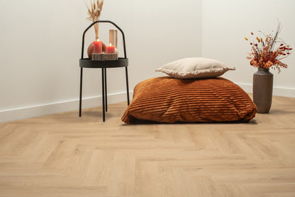 Floer Visgraat PVC - Natuur Eiken