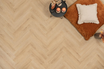 Floer Visgraat PVC - Natuur Eiken