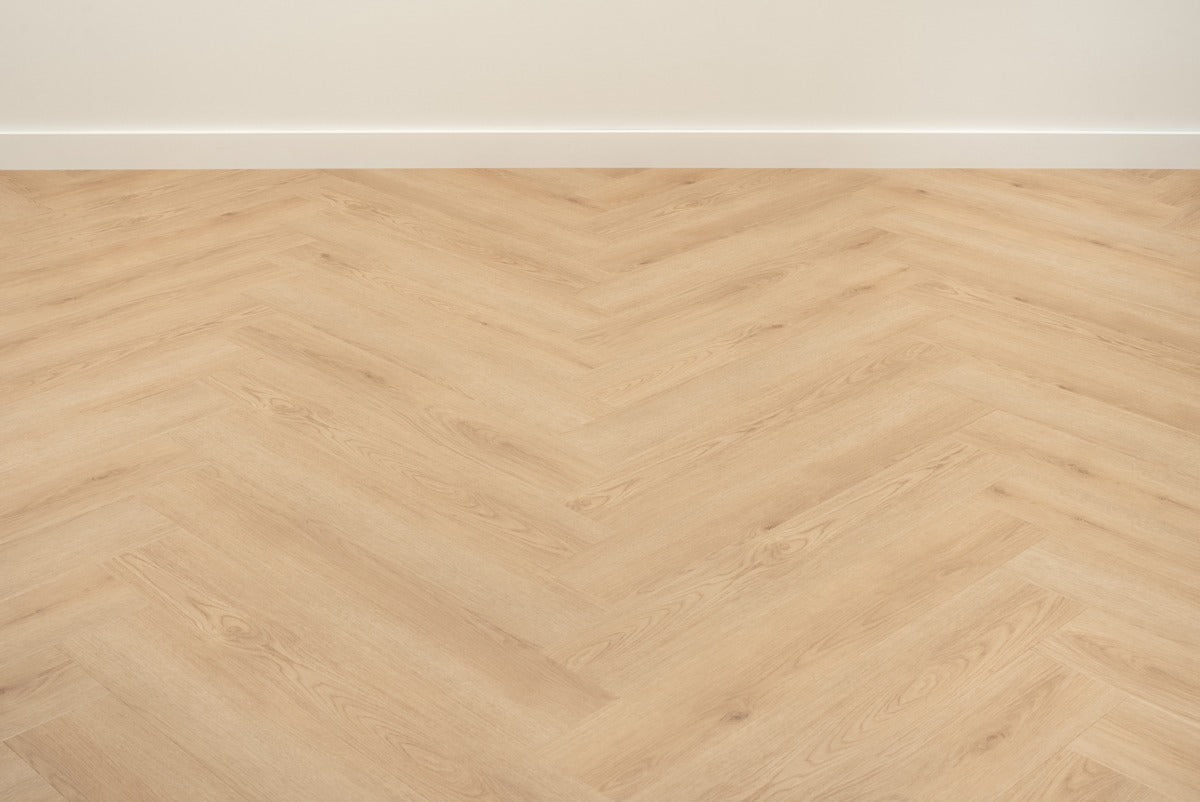 Floer Walvisgraat Click PVC - Bryde Bruin