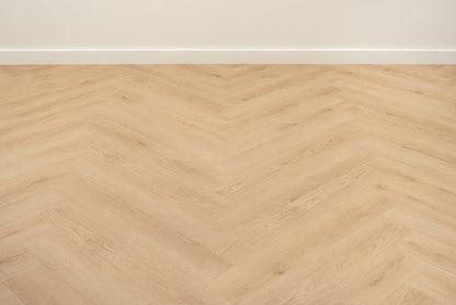 Floer Walvisgraat Click PVC - Bryde Bruin