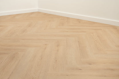 Floer Walvisgraat Click PVC - Bryde Bruin