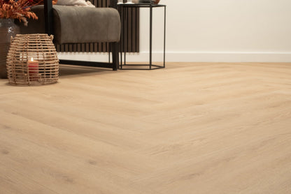 Floer Walvisgraat Click PVC - Bryde Bruin