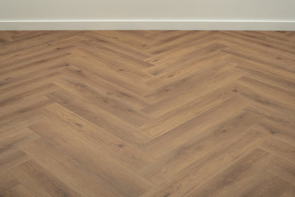 Floer Walvisgraat Click PVC - Narwal Nootbruin