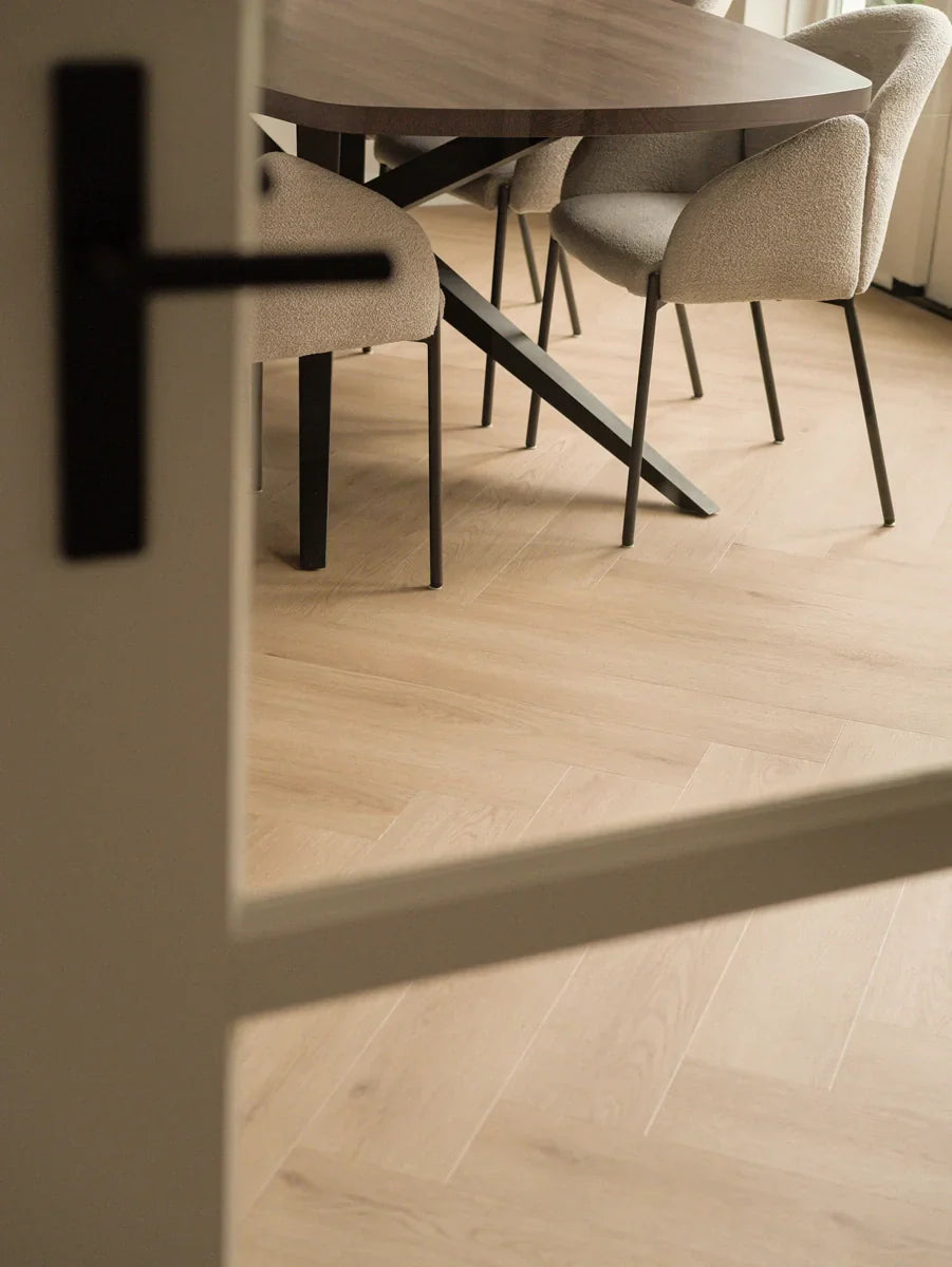 Floer Walvisgraat Click PVC - Bryde Bruin