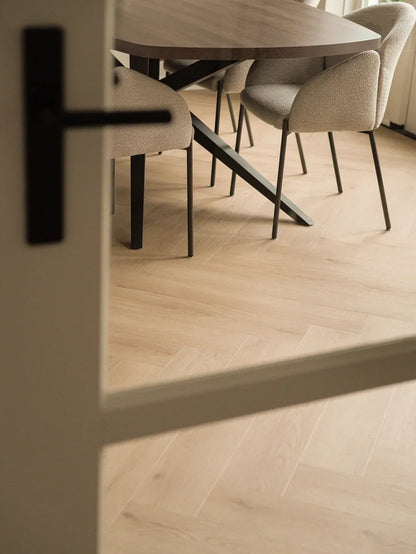 Floer Walvisgraat Click PVC - Bryde Bruin