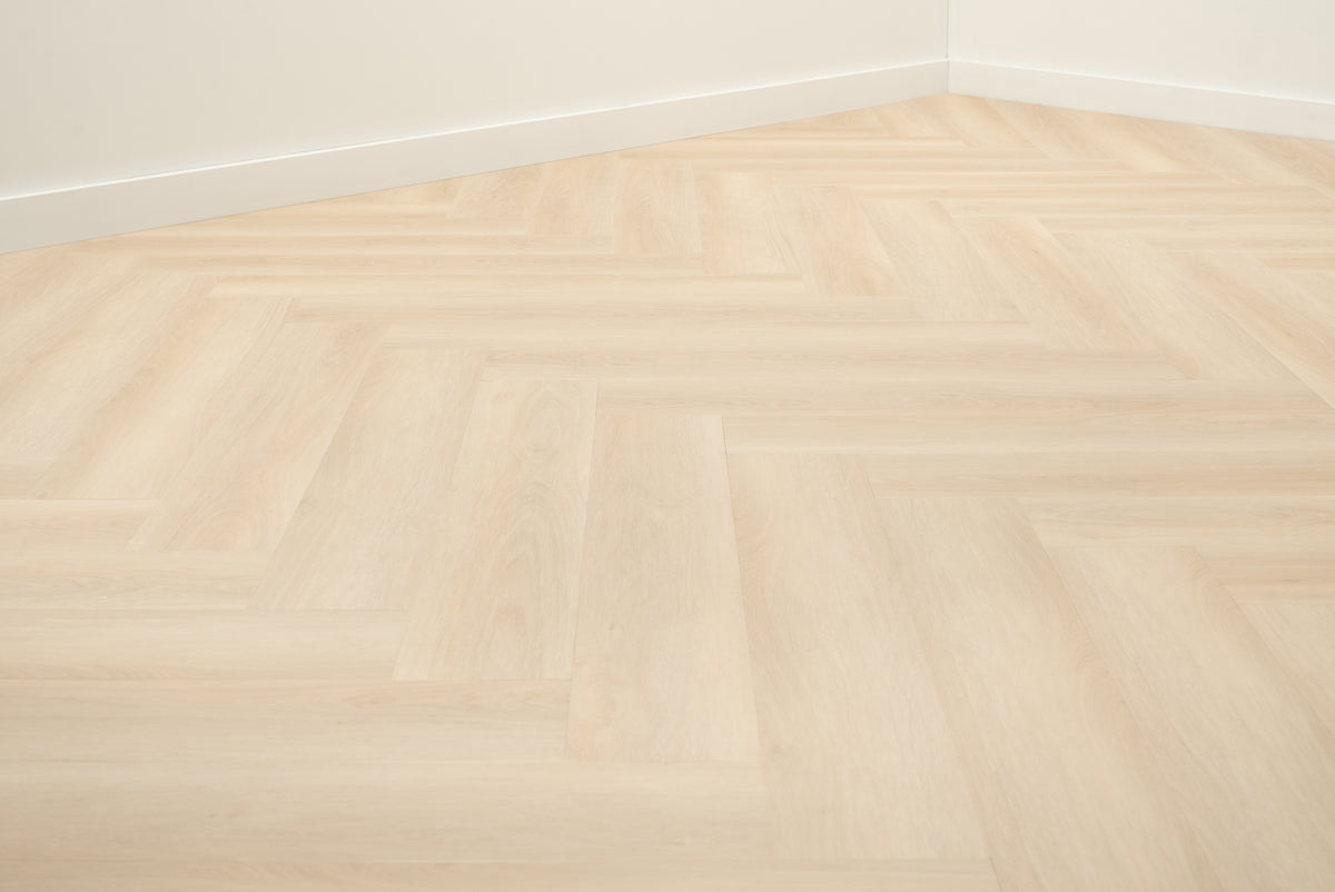 Floer Walvisgraat PVC - Balein Beige