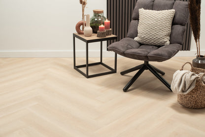 Floer Walvisgraat PVC - Balein Beige