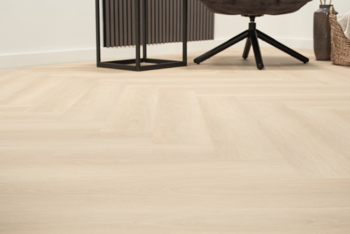Floer Walvisgraat PVC - Balein Beige