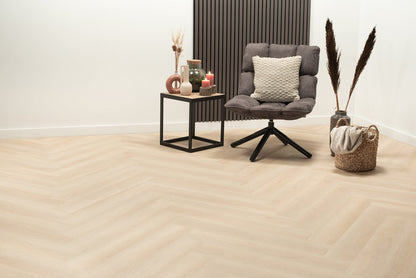 Floer Walvisgraat PVC - Balein Beige