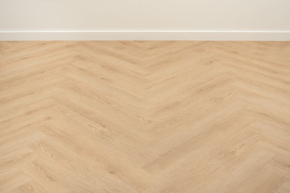 Floer Walvisgraat PVC - Bryde Bruin