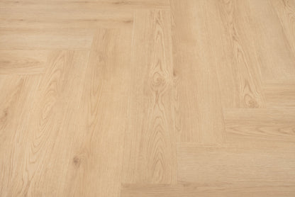 Floer Walvisgraat PVC - Bryde Bruin