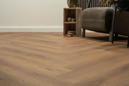 Floer Walvisgraat PVC - Narwal Nootbruin