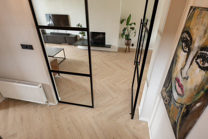 Floer Walvisgraat PVC - Gaia Grijsbeige