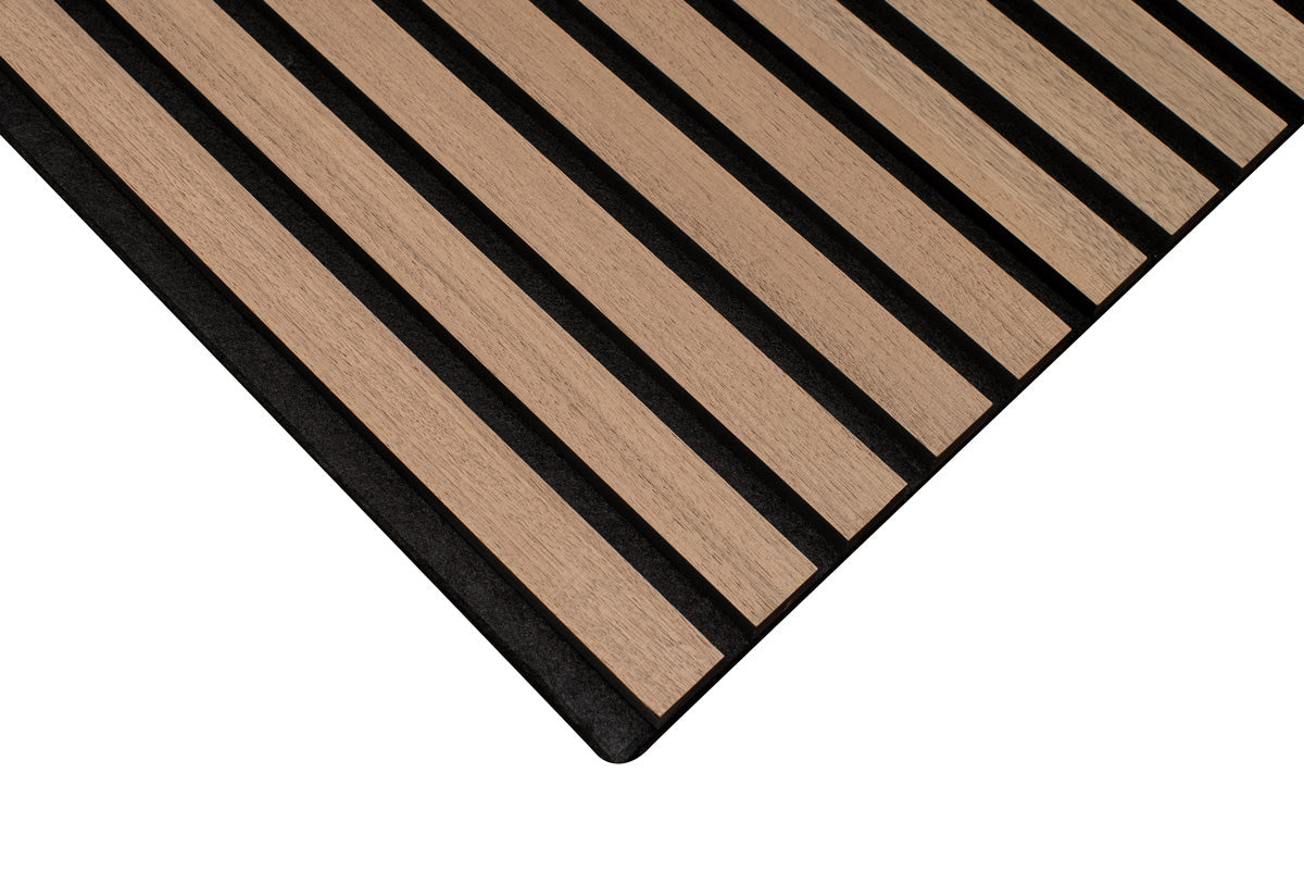 Floer Akupanel Wandpanelen -- Lichtbruin Noten 240cm