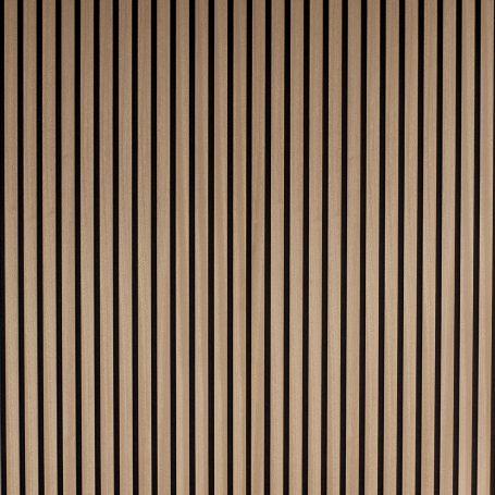 Floer Akupanel Wandpanelen -- Lichtbruin Noten 240cm