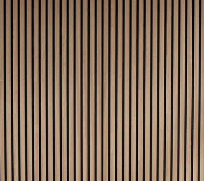 Floer Akupanel Wandpanelen -- Lichtbruin Noten 240cm