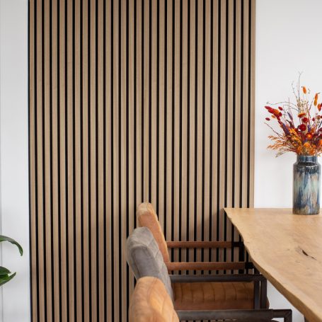 Floer Akupanel Wandpanelen -- Lichtbruin Noten 240cm